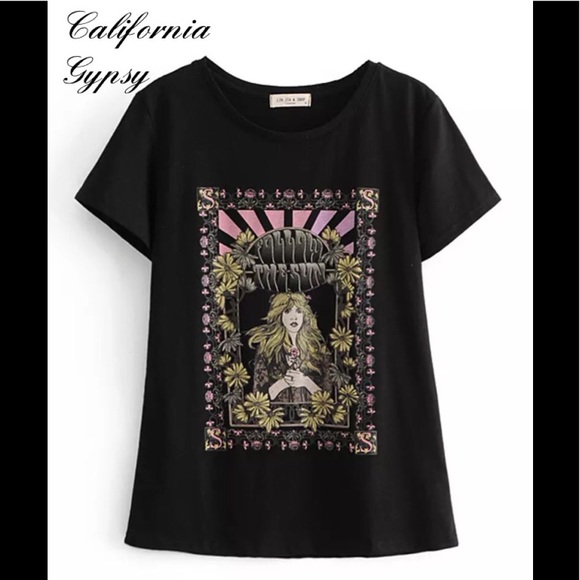 FOLLOW THE SUN Stevie Nicks Fleetwood T-shirt - Picture 3 of 5